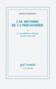Couverture Une histoire de la philosophie (Jürgen Habermas)