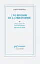 Couverture Une histoire de la philosophie (Jürgen Habermas)