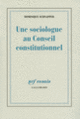 Couverture Une sociologue au Conseil Constitutionnel (Dominique Schnapper)
