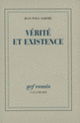 Couverture Vérité et existence (Jean-Paul Sartre)