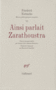 Couverture Ainsi parlait Zarathoustra (Friedrich Nietzsche)