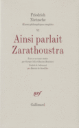 Couverture Ainsi parlait Zarathoustra ()