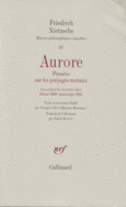 Couverture Aurore / Fragments posthumes (Début 1880 - Printemps 1881) ()