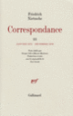 Couverture Correspondance (Friedrich Nietzsche)