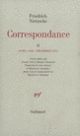 Couverture Correspondance (Friedrich Nietzsche)