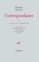 Couverture Correspondance (Friedrich Nietzsche)