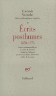 Couverture Écrits posthumes ()