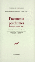 Couverture Fragments posthumes ()