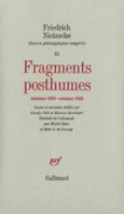 Couverture Fragments posthumes ()