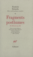 Couverture Fragments posthumes ()