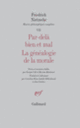 Couverture Par-delà bien et mal – La Généalogie de la morale (Friedrich Nietzsche)