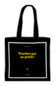 Couverture Sac en tissu Série noire « Touchez pas au grisbi ! » (papeterie) (Collectif(s) Collectif(s))
