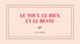 Couverture Bloc «Le tout, le Rien et le reste» (papeterie) (Collectif(s) Collectif(s))
