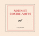 Couverture Mini-Bloc « Notes et contre-notes » (papeterie) (Collectif(s) Collectif(s))