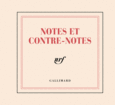 Couverture Mini-Bloc « Notes et contre-notes » (papeterie) ()