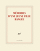 Couverture Cahier «Mémoires d'une jeune fille rangée» (papeterie) (Collectif(s) Collectif(s))