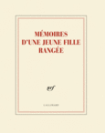 Couverture Cahier «Mémoires d'une jeune fille rangée» (papeterie) ()