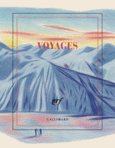 Couverture Carnet carré illustré « Voyages » (papeterie) ()
