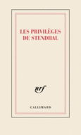 Couverture Carnet « Les privilèges de Stendhal » (papeterie) ()