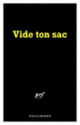 Couverture Carnet Série noire « Vide ton sac » (papeterie) (Collectif(s) Collectif(s))