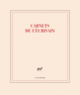 Couverture Carnet Grand format « Carnets de l'écrivain » (papeterie) (Collectif(s) Collectif(s))