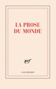 Couverture Carnet «La prose du monde» (papeterie) ()