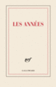 Couverture Carnet « Les années » (papeterie) (Collectif(s) Collectif(s))