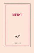 Couverture Carnet «Merci» (papeterie) ()