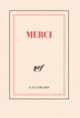 Couverture Carnet poche «Merci» (papeterie) (Collectif(s) Collectif(s))