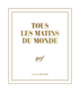 Couverture Carnet poche «Tous les matins du monde» (papeterie) (Collectif(s) Collectif(s))