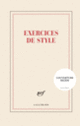 Couverture Grand carnet «Exercices de style» (papeterie) (Collectif(s) Collectif(s))