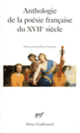 Couverture Anthologie de la poésie française du XVII<sup>e</sup> siècle (Collectif(s) Collectif(s))