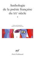 Couverture Anthologie de la poésie française du XX<sup>e</sup> siècle ()