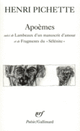 Couverture Apoèmes / Lambeaux d'un manuscrit d'amour /Fragments du "Sélénite" ()