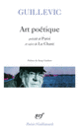 Couverture Art poétique/Paroi/Le chant (Eugène Guillevic)