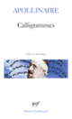 Couverture Calligrammes (Guillaume Apollinaire)