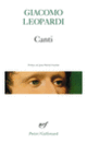 Couverture Canti – Œuvres morales (choix) (Giacomo Leopardi)