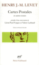 Couverture Cartes Postales et autres textes (Léon-Paul Fargue,Valery Larbaud,Henry J.-M. Levet)