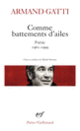 Couverture Comme battements d'ailes (Armand Gatti)
