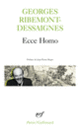 Couverture Ecce Homo (Georges Ribemont-Dessaignes)