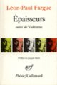 Couverture Epaisseurs / Vulturne (Léon-Paul Fargue)
