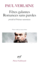 Couverture Fêtes galantes / Romances sans paroles / Poèmes saturniens (Paul Verlaine)