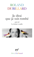 Couverture Je dirai que je suis tombé/La boîte à outils ()