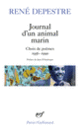 Couverture Journal d'un animal marin (René Depestre)