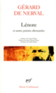 Couverture Lénore et autres poésies allemandes (Gérard de Nerval)