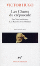 Couverture Les Chants du crépuscule – Les Voix intérieures – Les Rayons et les Ombres (Victor Hugo)