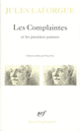 Couverture Les Complaintes / Premiers poèmes (Jules Laforgue)