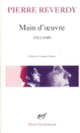 Couverture Main d'œuvre (Pierre Reverdy)