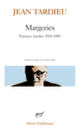 Couverture Margeries (Jean Tardieu)