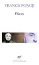 Couverture Pièces (Francis Ponge)